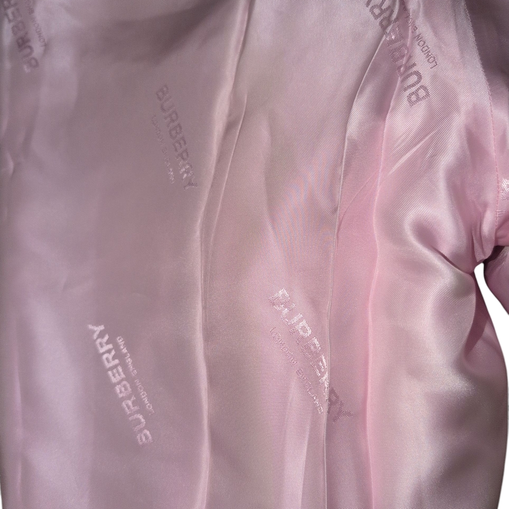 Nwt Burberry Light Pink Women's Pants Wool Lined Dress Career Stylish 4 - Picture 8 of 12